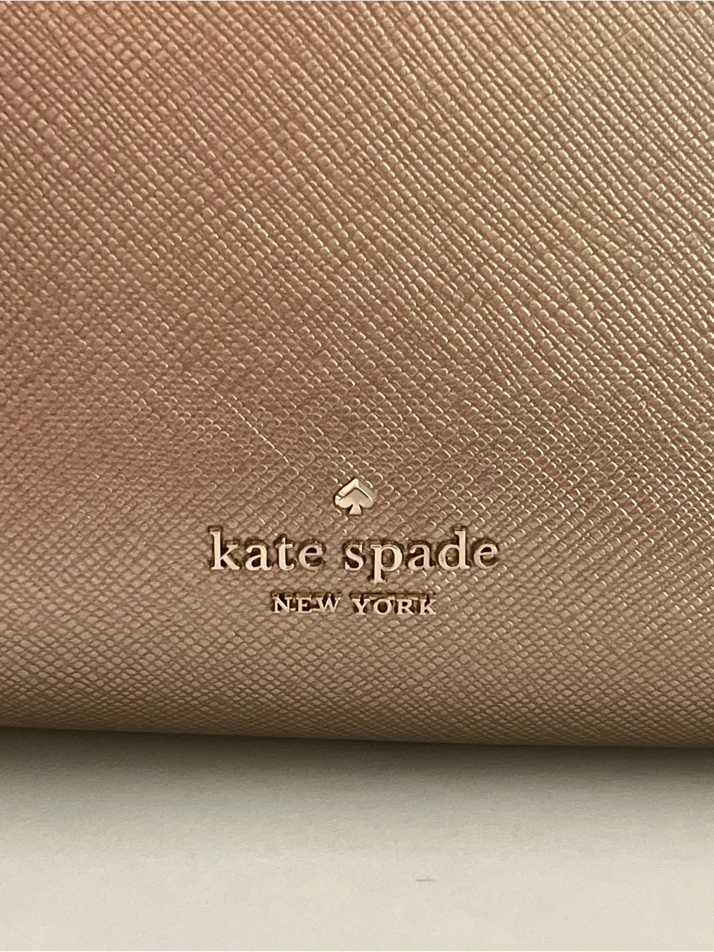 kate spade Metallic Rose Gold Top-Handle Chain Satchel